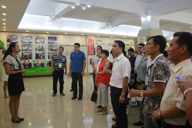 百色市田东县委组织部一行到AG旗舰厅集团参观考察