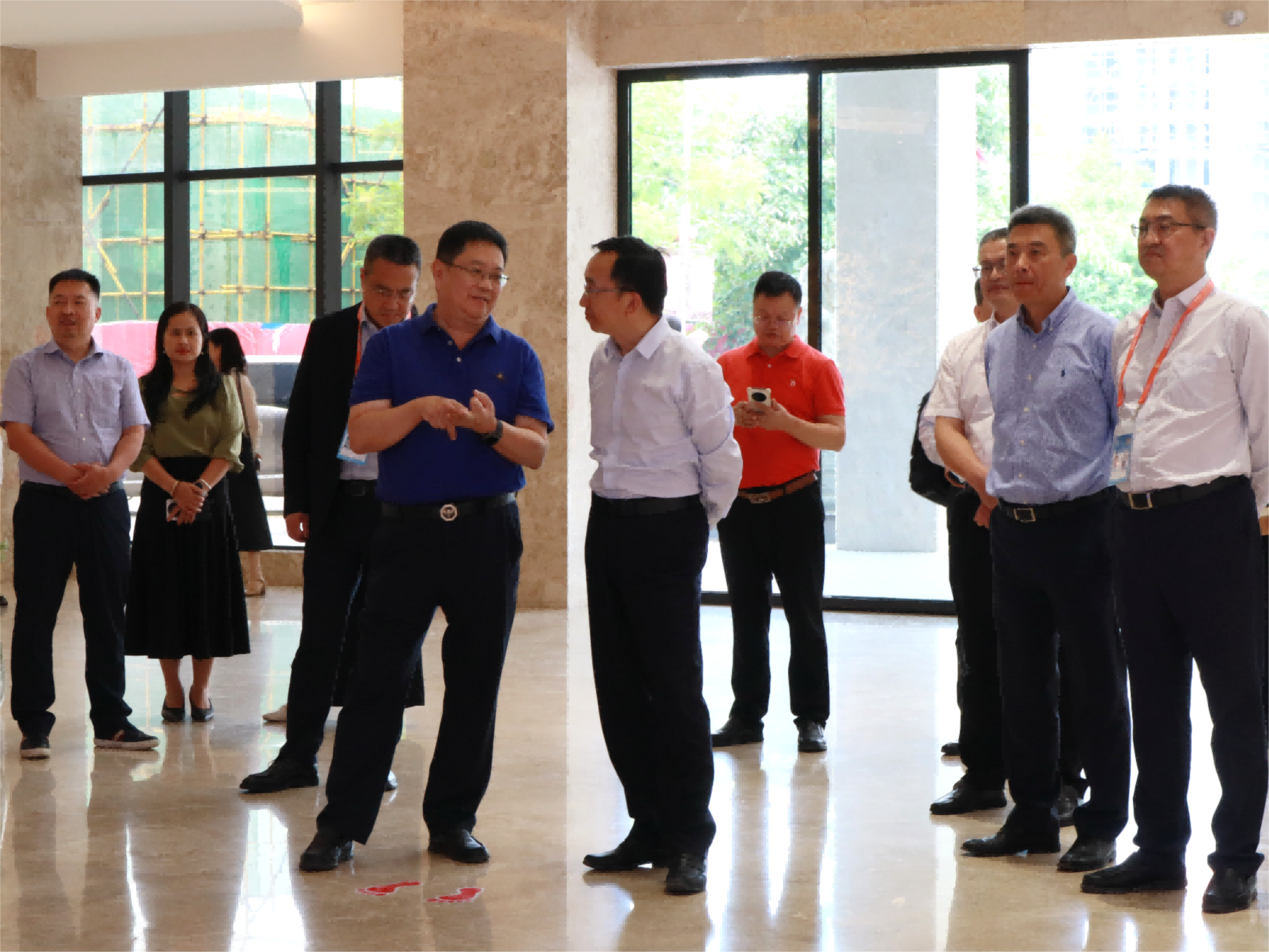 太平洋保险集团党委书记、董事长傅帆一行莅临AG旗舰厅集团考察指导